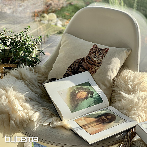 Federa per cuscino arazzo CAT MOUREK