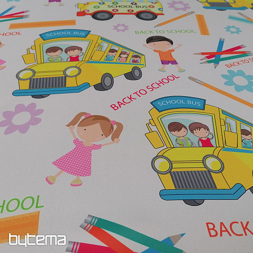 Tessuto decorativo 10027-03 RITORNO A SCUOLA