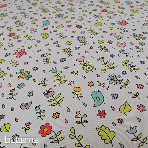 Tessuto decorativo 10027-05 UCCELLI
