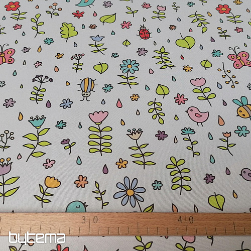 Tessuto decorativo 10027-05 UCCELLI