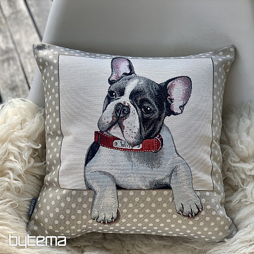 Fodera per cuscino arazzo BULLDOG FRANCESE