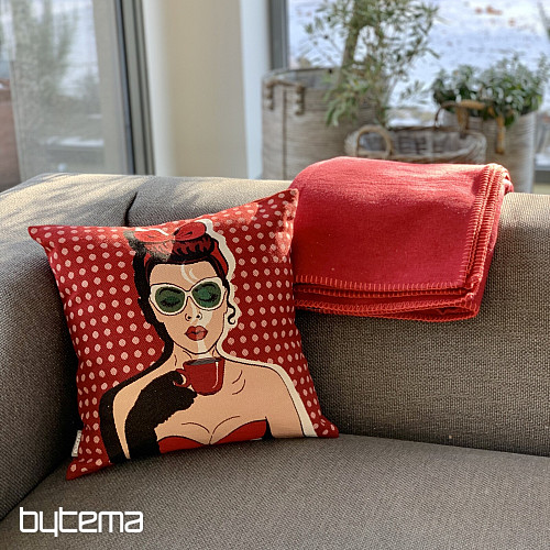 Fodera per cuscino arazzo DONNA COMICS I