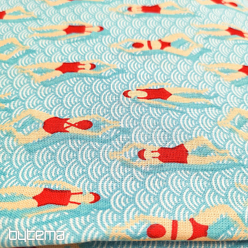 Costume da bagno in tessuto decorativo