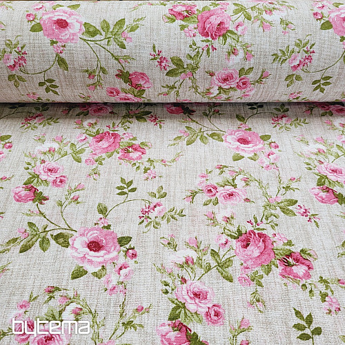 Tessuto decorativo ROSE EVA tagliato