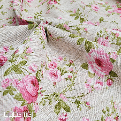 Tessuto decorativo ROSE EVA tagliato
