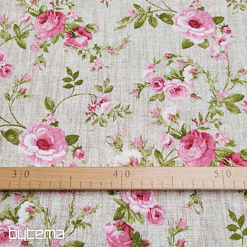 Tessuto decorativo ROSE EVA tagliato