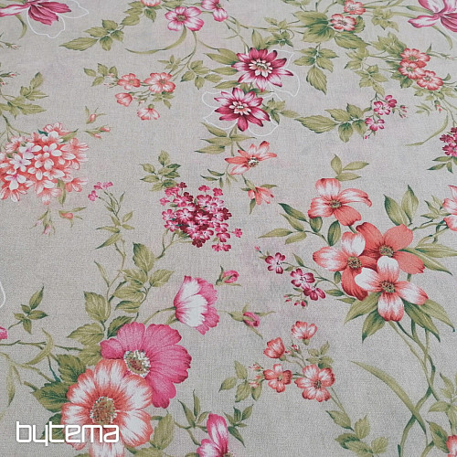 Tessuto decorativo FUCHSIE beige