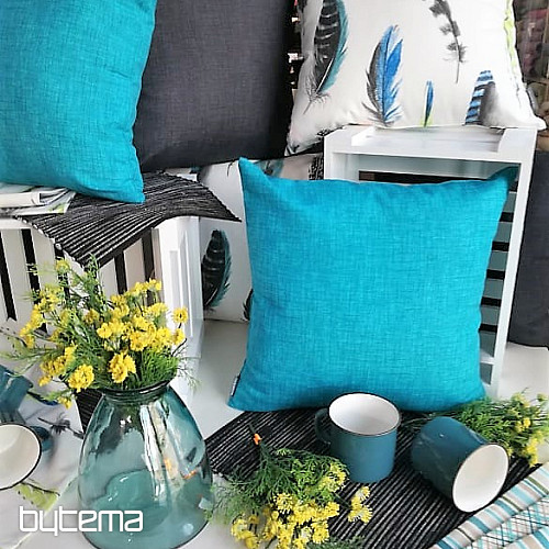 Fodera per cuscino decorativo PIUMA BLU