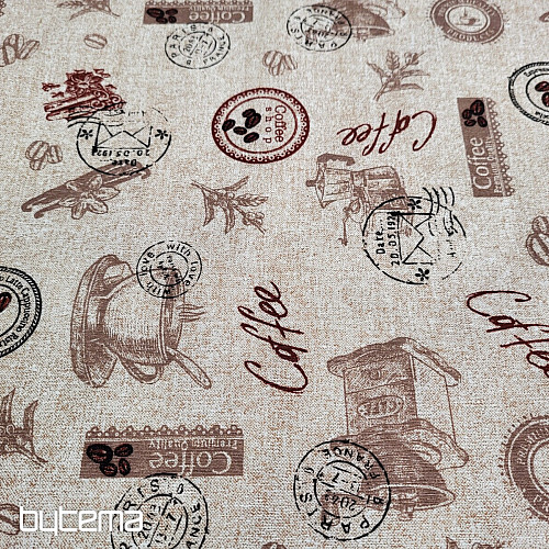 Tessuto decorativo CAFFÈ MARONE