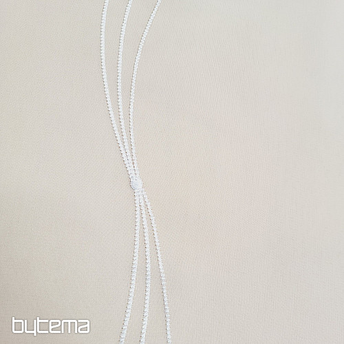 Tenda di lusso ricamata bianca GERSTER 556/0001 bianco