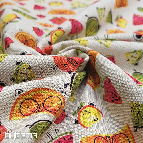 Tessuto decorativo FRUTTA stampa digitale