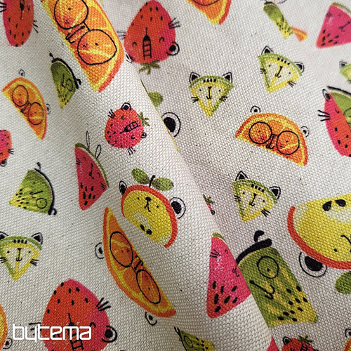 Tessuto decorativo FRUTTA stampa digitale