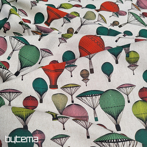 Tessuto decorativo BALLOON GLOBE 701 stampa digitale