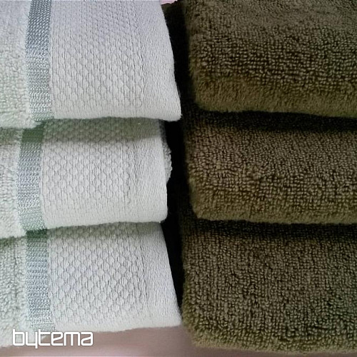 Asciugamano e telo bagno MIKRO verde chiaro