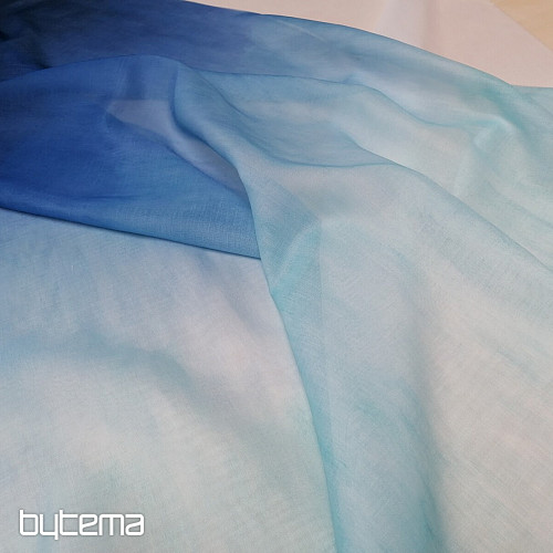 Tenda decorativa leggera HAPPY blu