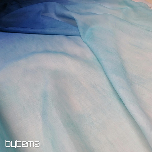Tenda decorativa leggera HAPPY blu