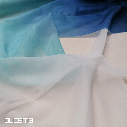 Tenda decorativa leggera HAPPY blu