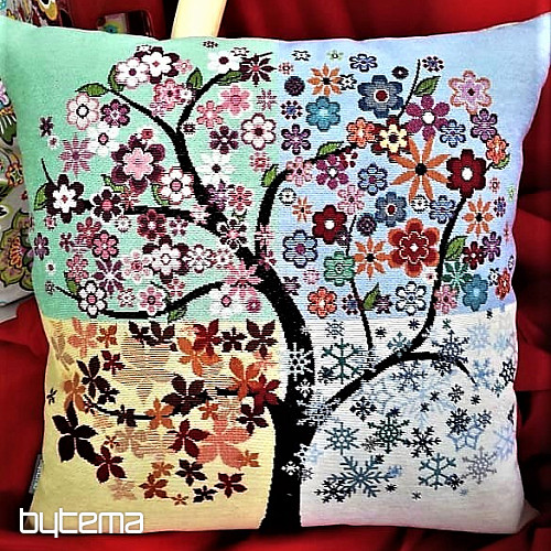 Fodera per cuscino arazzo ALBERO 4 STAGIONI