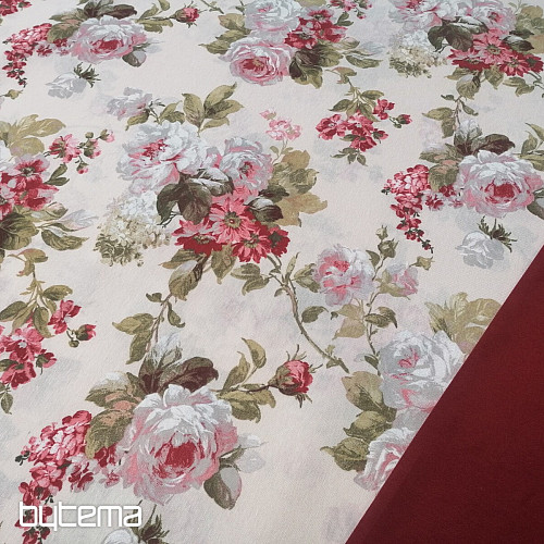 Tessuto decorativo ROSE ELIANA grande
