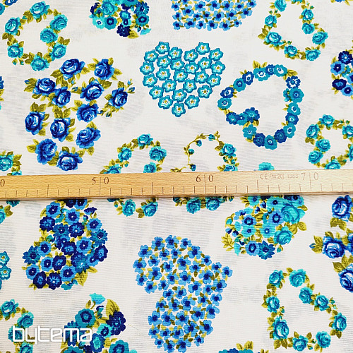 Tessuto decorativo AROAN blu