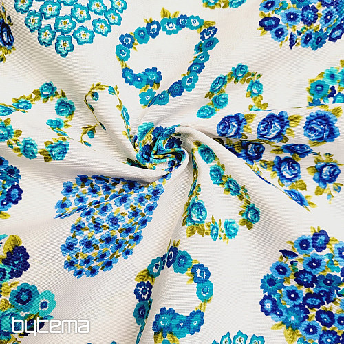 Tessuto decorativo AROAN blu