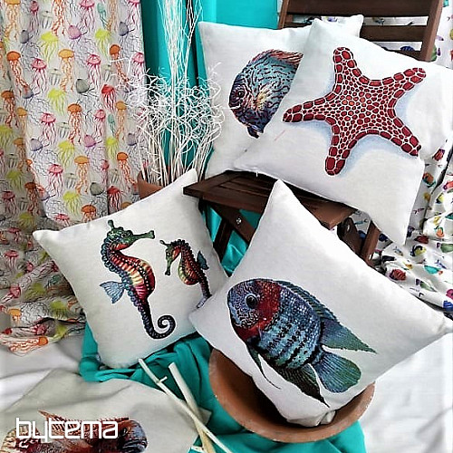 Fodera per cuscino arazzo OCEAN LIFE 3