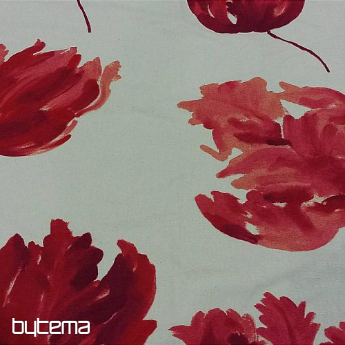 Tessuto decorativo IZALINE rosso