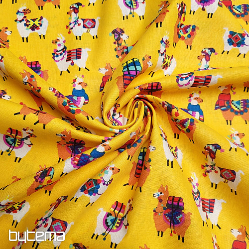 Tessuto decorativo LAMA giallo