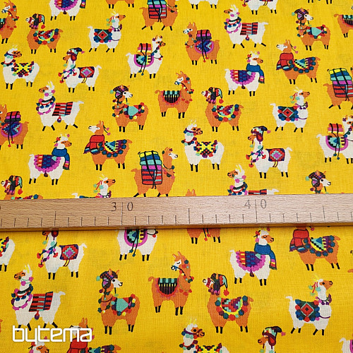 Tessuto decorativo LAMA giallo