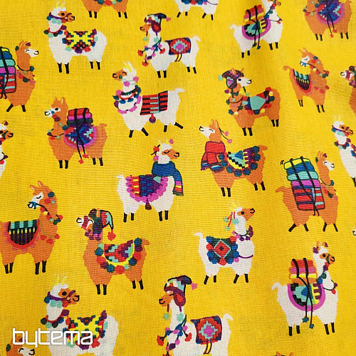 Tessuto decorativo LAMA giallo