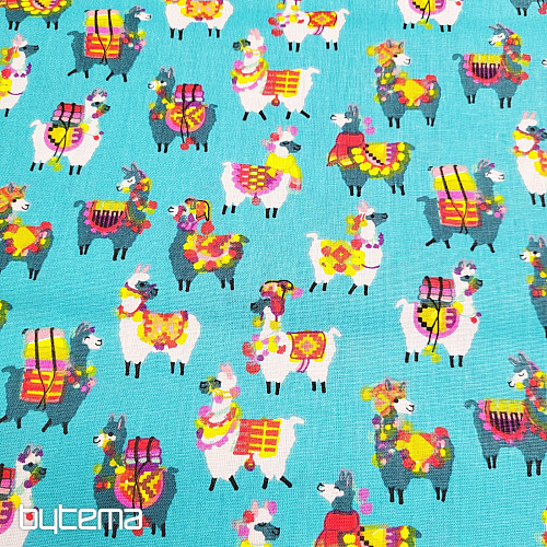 Tessuto decorativo LAMA turchese