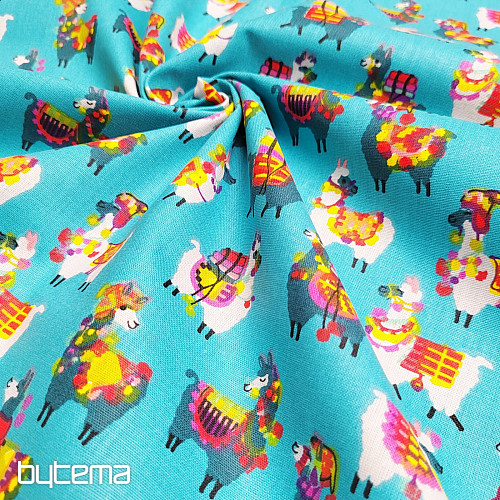 Tessuto decorativo LAMA turchese