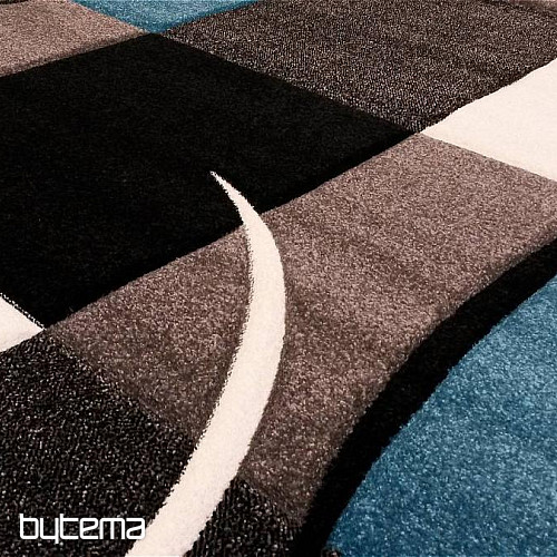 Tappeto moderno MOND MERINO turchese
