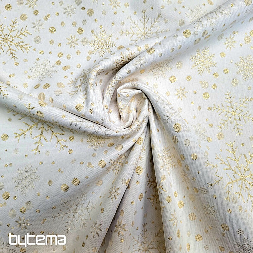 Tessuto decorativo jacquard FLAKES I oro