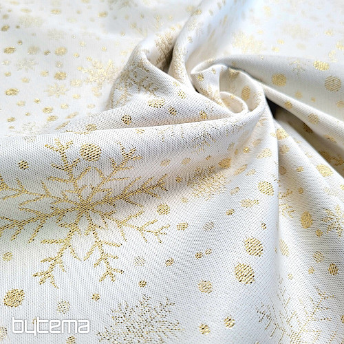 Tessuto decorativo jacquard FLAKES I oro