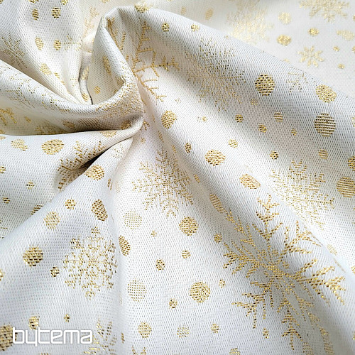 Tessuto decorativo jacquard FLAKES I oro