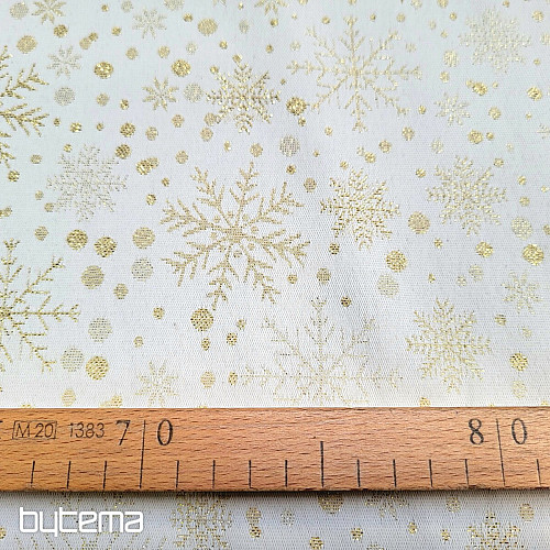 Tessuto decorativo jacquard FLAKES I oro