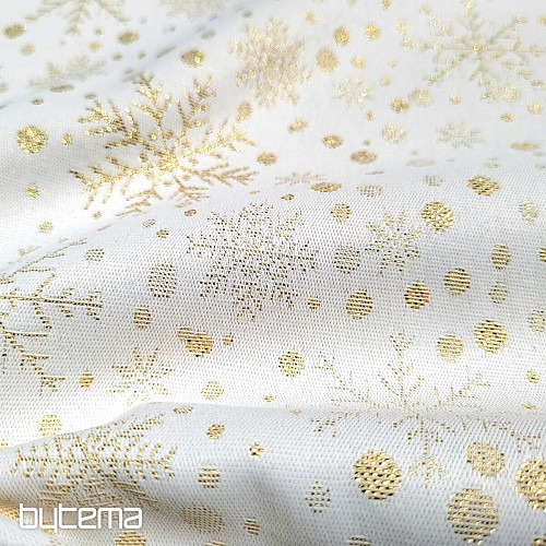 Tessuto decorativo jacquard FLAKES I oro