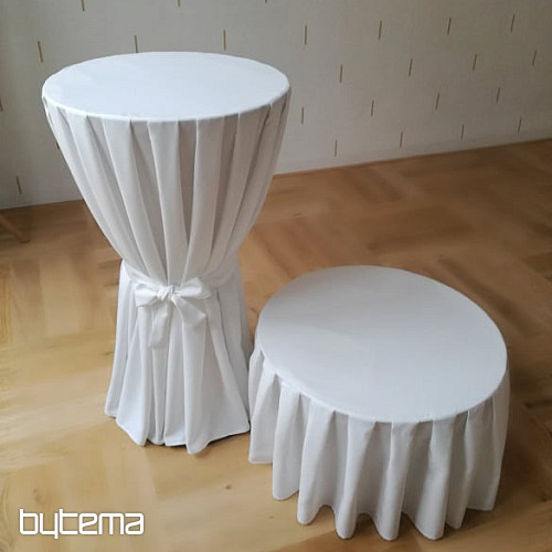 Tessuto moderno monocromatico COSMOS bianco 145 cm