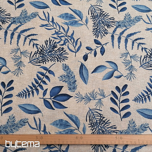 Tessuto decorativo FELCE BLU