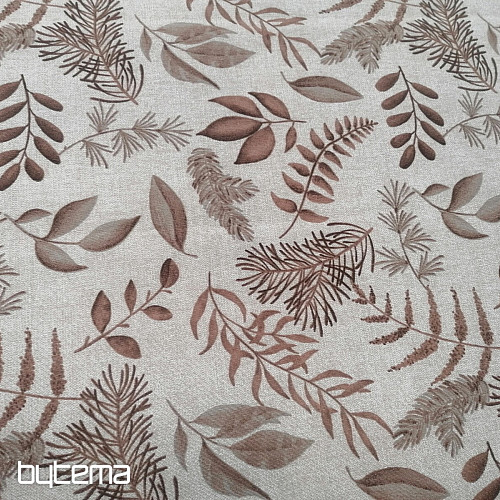 Tessuto decorativo FELCE MARRONE