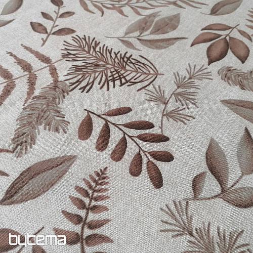 Tessuto decorativo FELCE MARRONE
