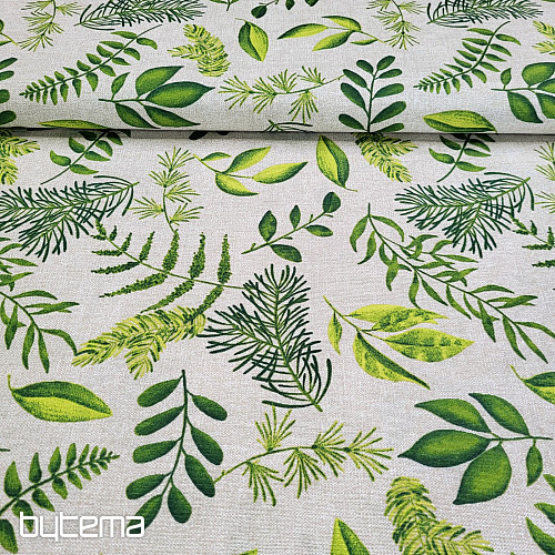 Tessuto decorativo FELCE VERDE