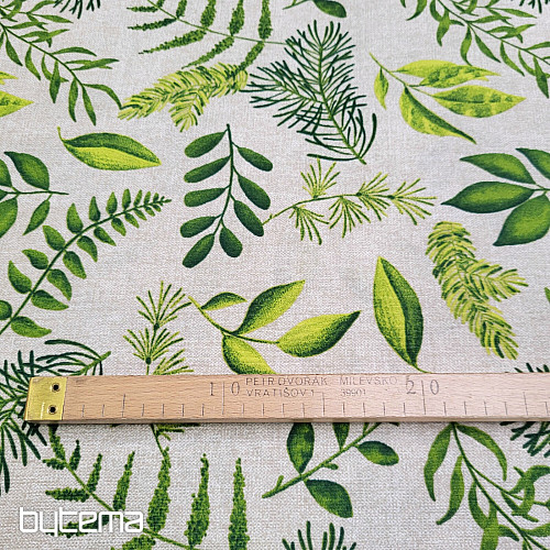 Tessuto decorativo FELCE VERDE