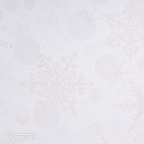 Tessuto decorativo jacquard FLAKES II. argento naturale