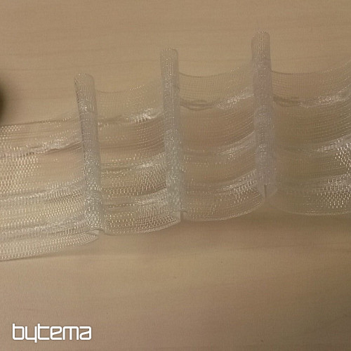 Nastro per tende svasato 8 cm, 1:1,5