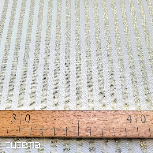 Tessuto decorativo jacquard STRIPES oro