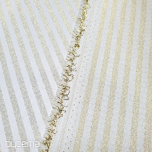 Tessuto decorativo jacquard STRIPES oro