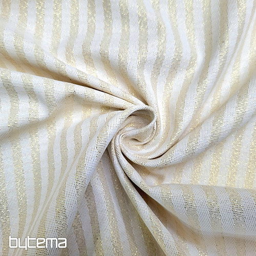 Tessuto decorativo jacquard STRIPES oro