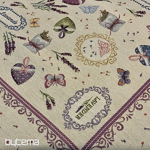 Tovaglia arazzo 100 x 100 Sogno di lavanda